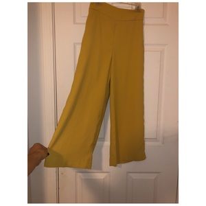 Express wide cropped pants